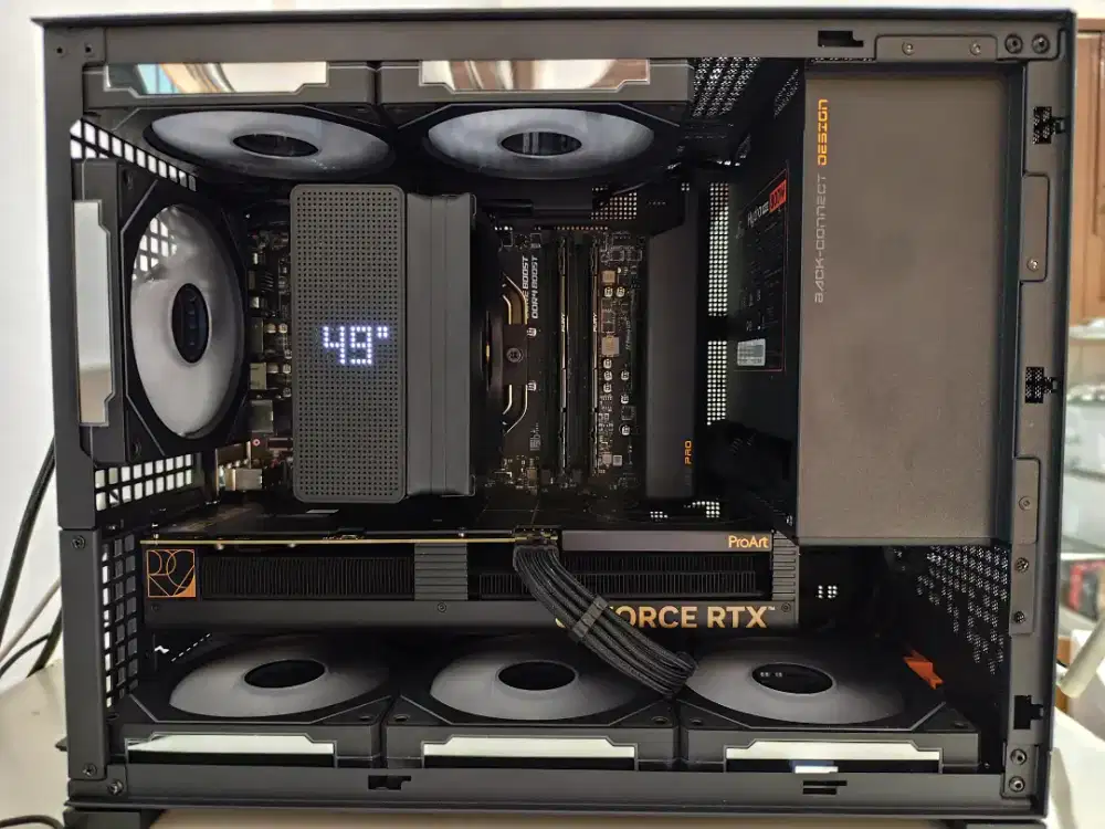 pc gaming ryzen 5 5600 rtx 4060 8gb pro art triple fan ram 16gb