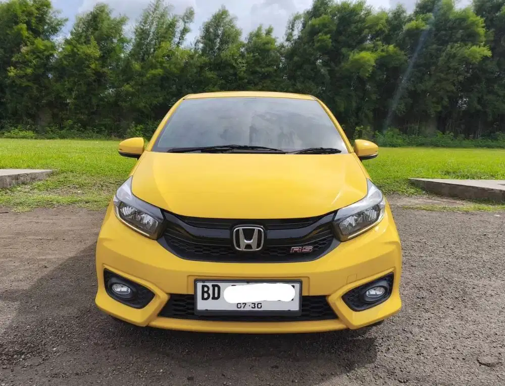 KM 20rb Honda Brio RS CVT AT 2020 2021 Full Original cat Like new