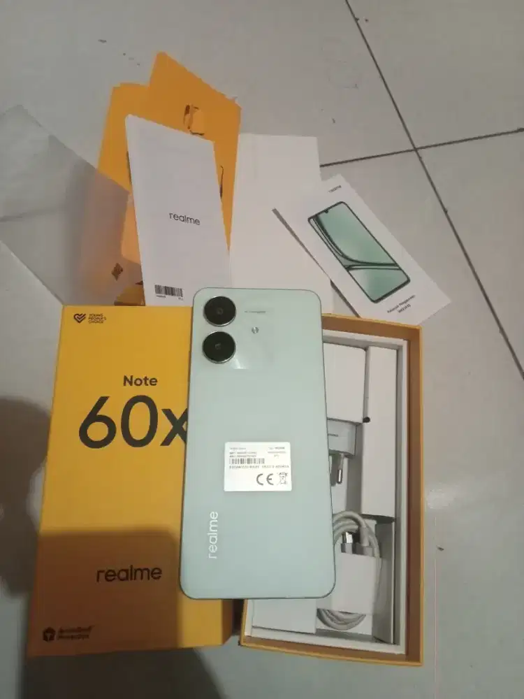 Realme note  60x ram 4/64 fulset mulus
