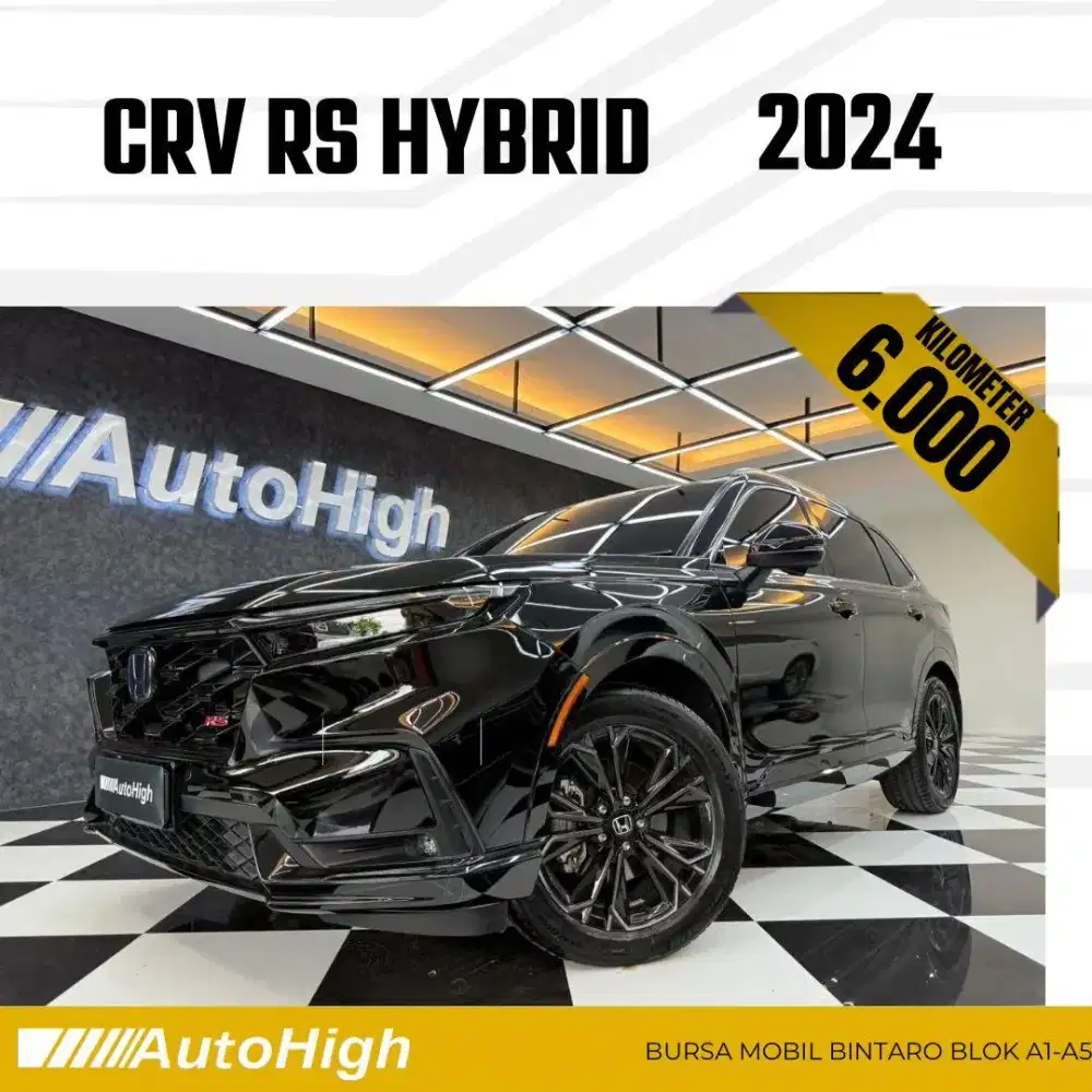 DP10% [Km6.000] CRV RS Hybrid 2024 Black / CR-V Reg 2023 #AUTOHIGH