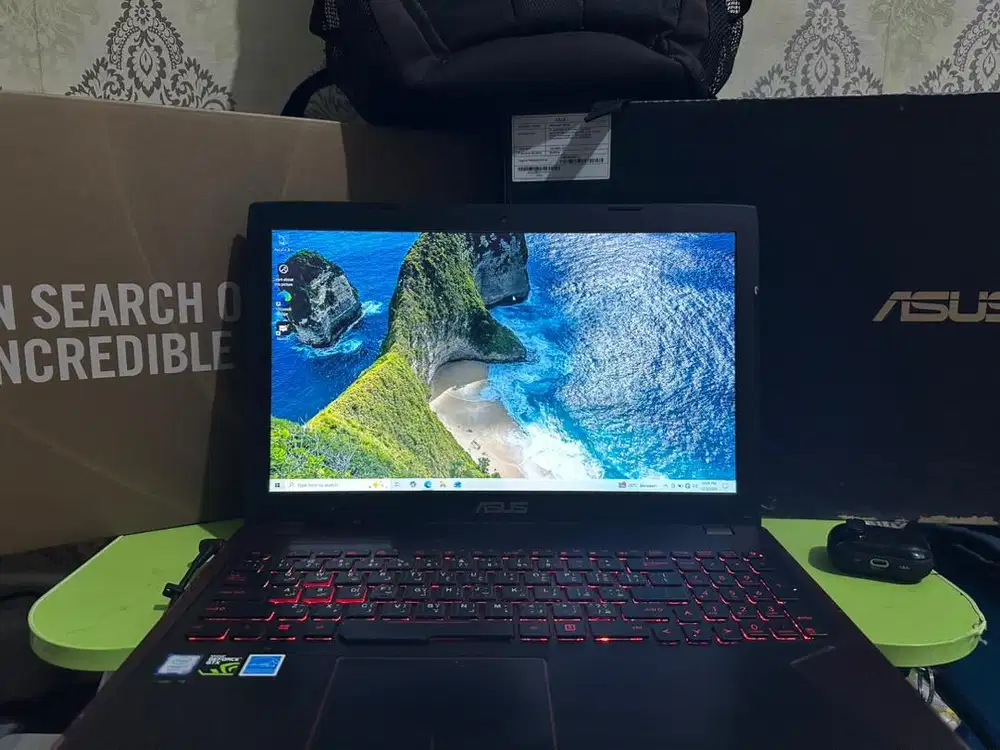 Dijual Laptop ASUS Gaming GL553VD – i7 / GTX 1050 / SSD 512GB