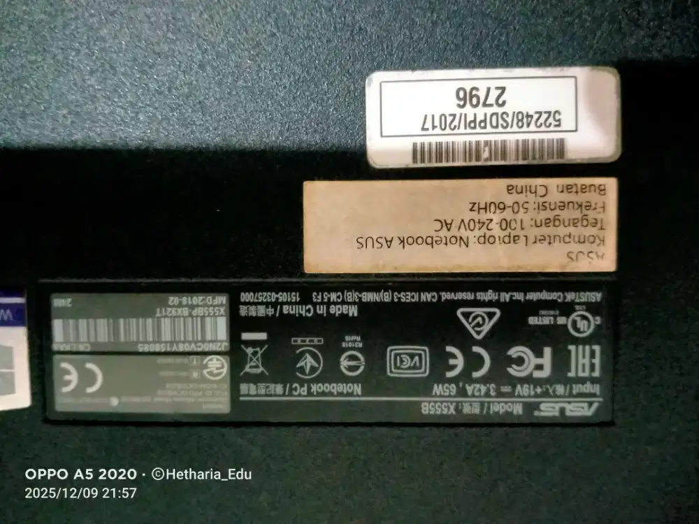 Jual laptop Asus Sonic Master