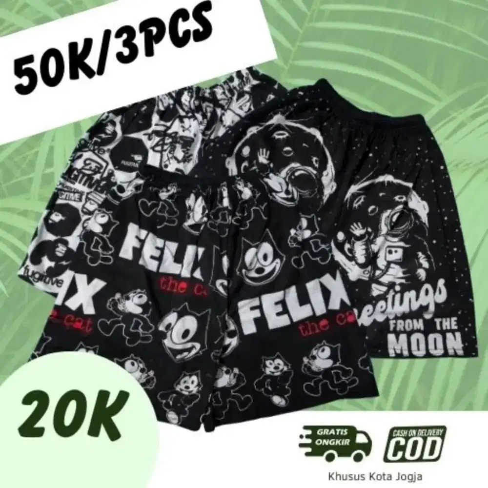 Boxer Murah Jogja – Celana Pria Kaos Adem, Bisa COD