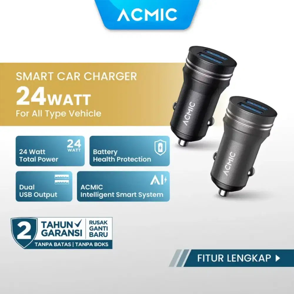 Acmic Car Charger CC02