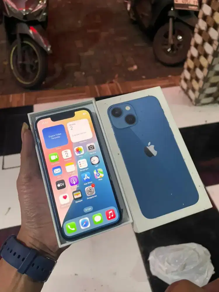 13 mini 128 blue ibox