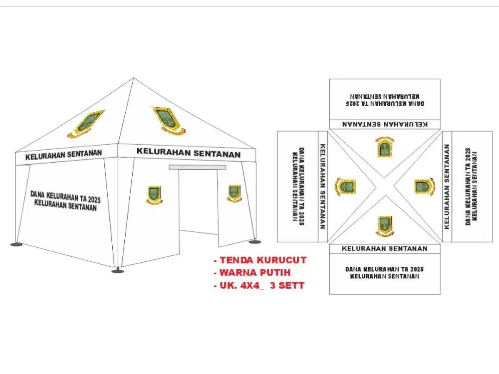 Tenda sarnavil/kerucut