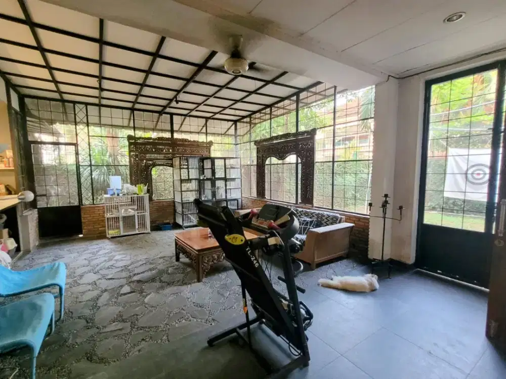 Taman belakang luas rumah di bintaro jaya cilosari near cikini menteng bintaro