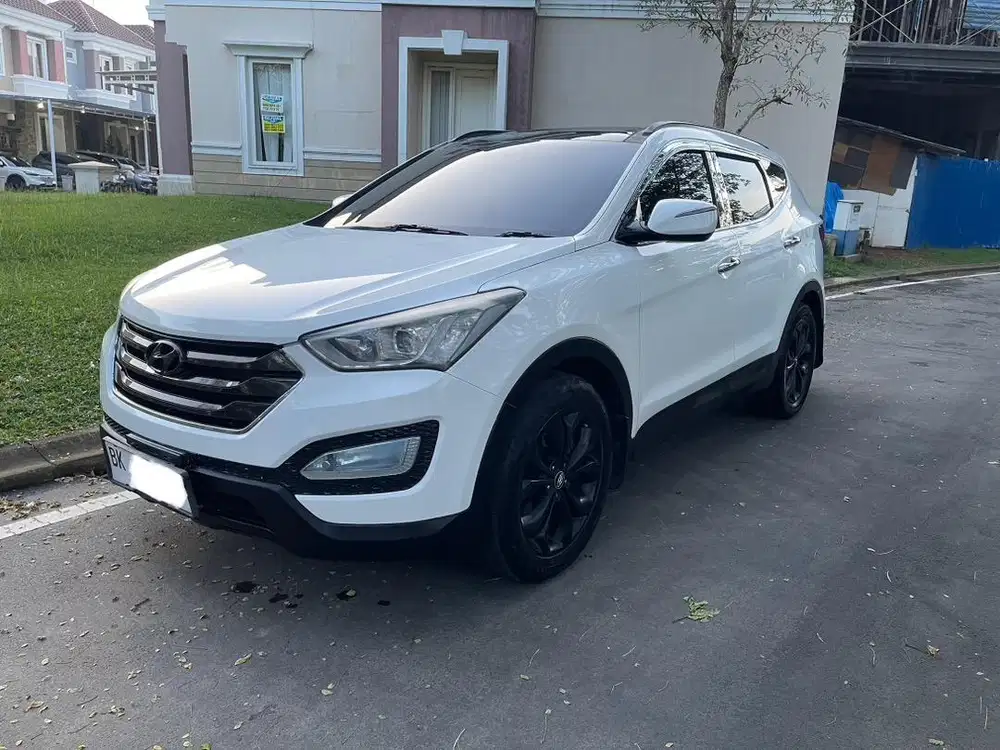 Hyundai Santa Fe 2.2 CRDi DIESEL AT 2012 PANORAMIC PUTIH MEDAN LUX