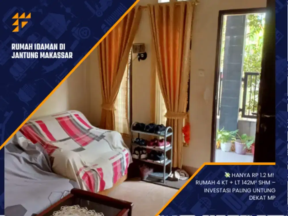 UNIT LANGKA 4 KT DUA DAPUR! JUAL DI BAWAH HARGA PASAR LOKASI MP