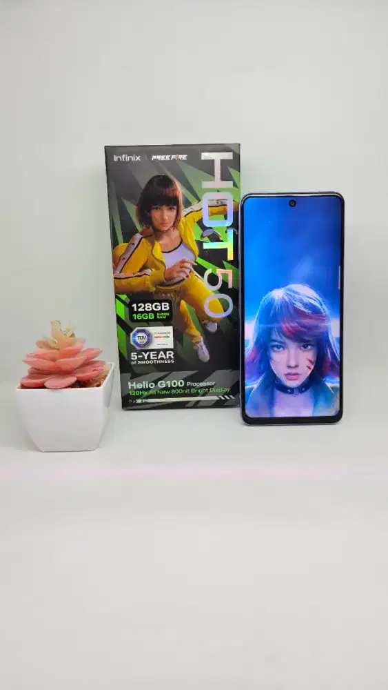 Infinix hot 50 12/256 [Titanium Black] Carl care:18-06-2026 Like new