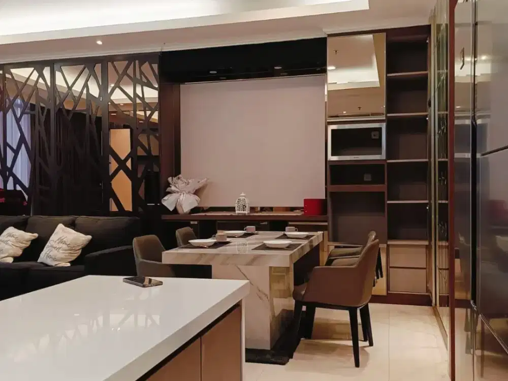 Apartemen 2 BR Full Furnish Dekat Kawasan Kuliner, Kampus & Akses Tol di Saumata Suite Alam Sutera