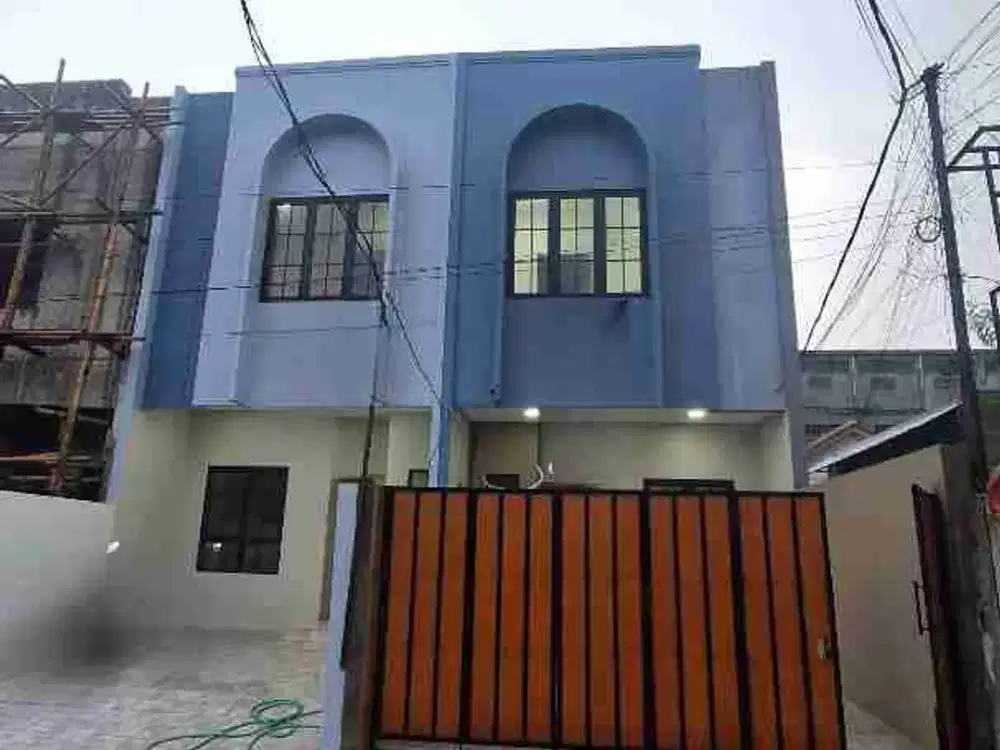 RUMAH KAVLING SIAP HUNI 3 KAMAR TIDUR FREE 2 AC FREE PAGAR BEBAS BANJIR