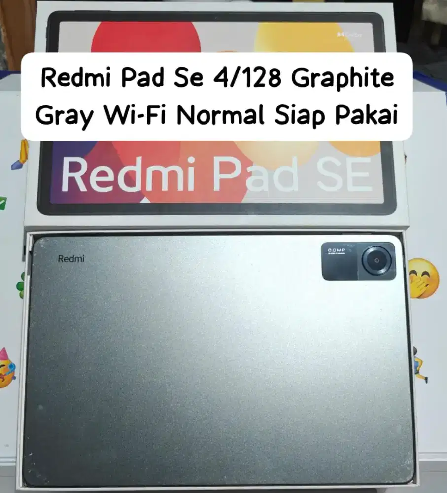 Redmi Pad Se 4/128 Graphite Gray Wi-Fi Normal Siap Pakai

Redmi