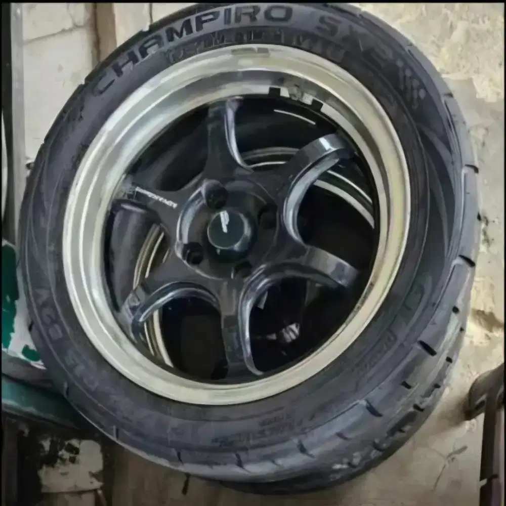 Velg Advan RGD2 R15 PCD4x100 Ej titan lip Polish.  4pcs Velg Ban SX2