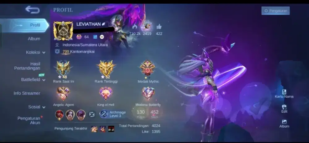 AKUN Mobile Legends Bang-Bang