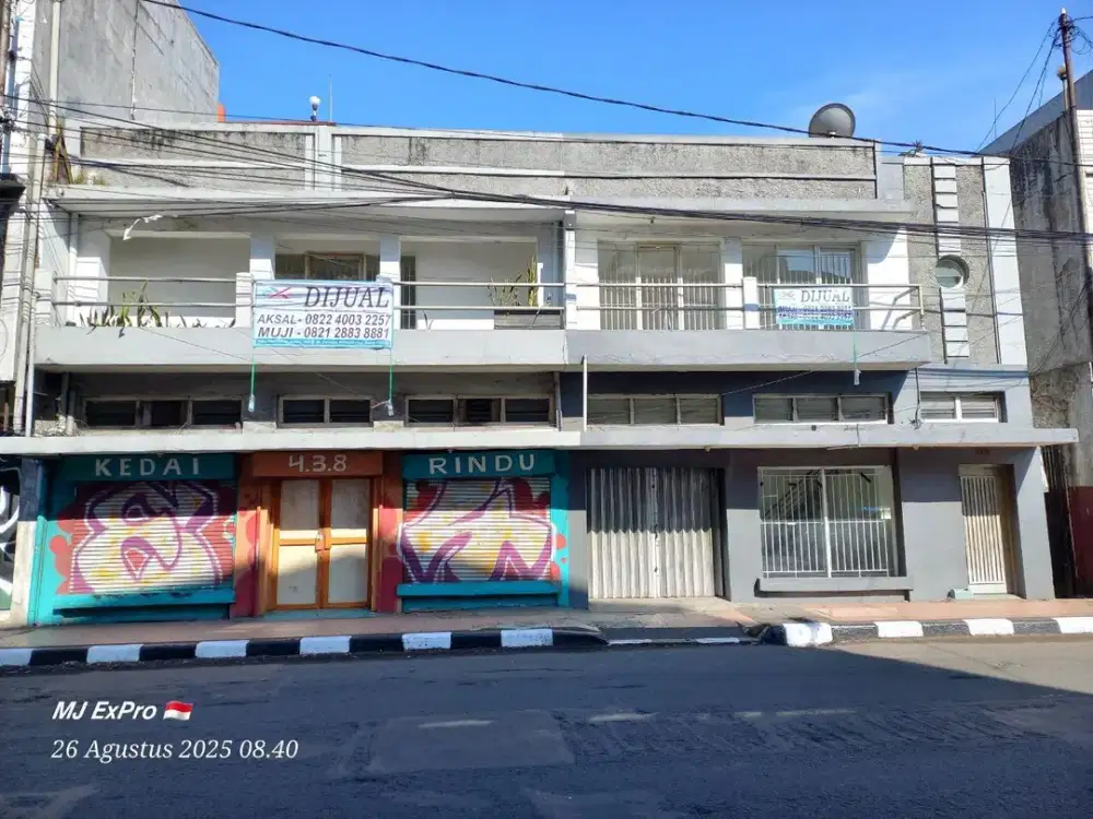 Dijual 2 Ruko Murah Lokasi Mainroad di Astana Anyar Bandung Kota