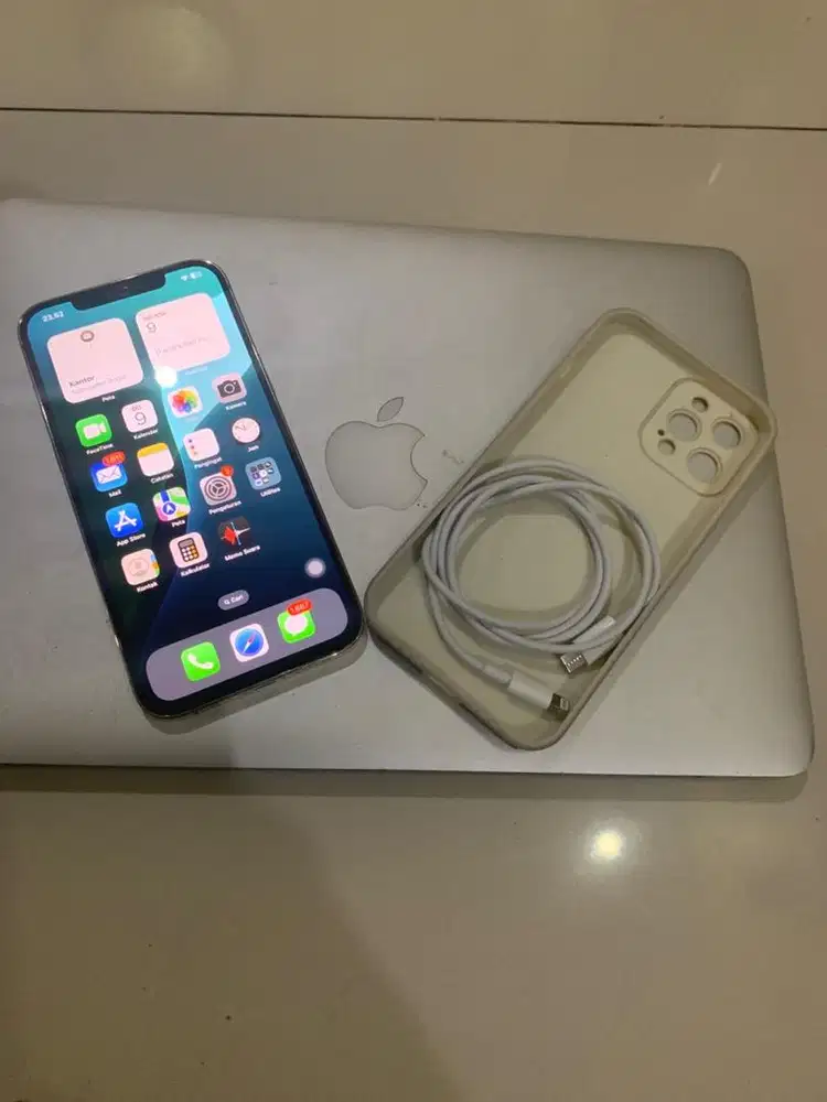 iphone 12 pro max 128gb warna gold ex digimap ( indonesia raya ) ibox