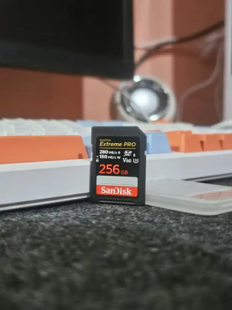 MEMORI SDHC SANDISK EXTREME PRO 256GB UHS II U3 V60 4K UHD UPTO 280MBs