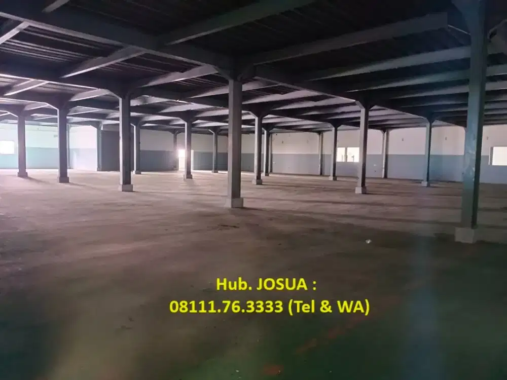 Gudang Jababeka LT 1 Ha, LB 1.5 Ha, Akses Kontener, Murah Jual Cepat