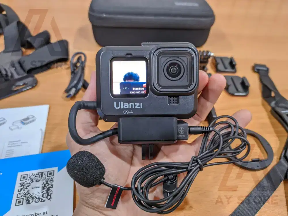 GoPro Hero 9 black paket motovlog mulus