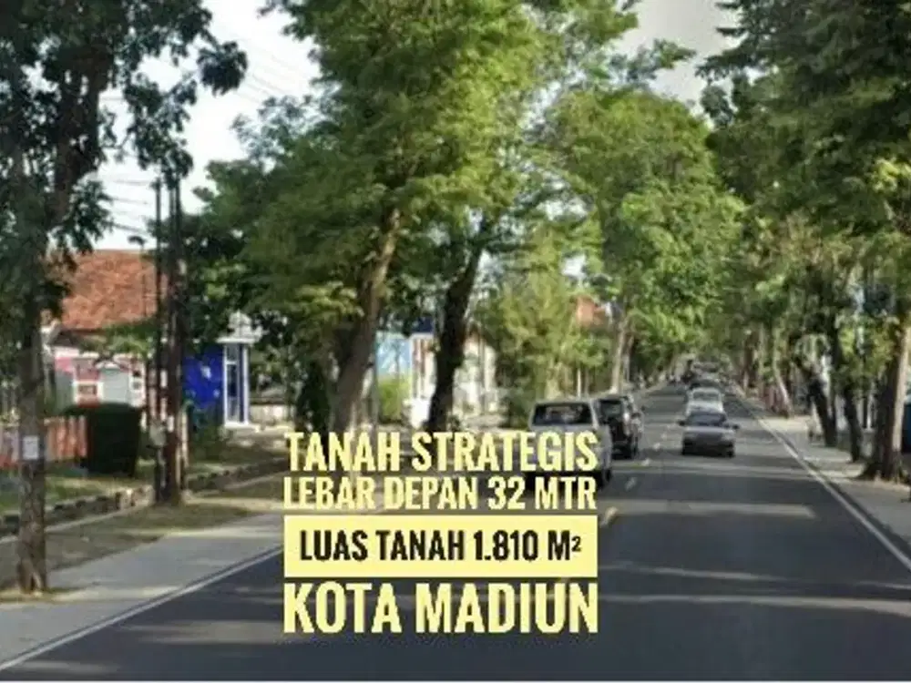 [Ba] Tnh Pekarangan Baguss LD 32 mtr, Mayjen Panjaitan KOTA MADIUN