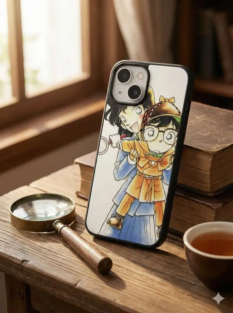 casing conan edogawa hardcase iphone 14+