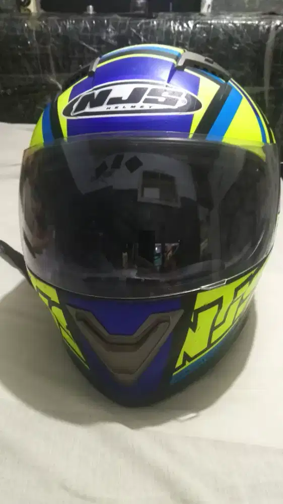 Helm njs fullface double visor size xl