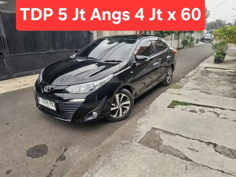 TDP 5 Jt Angs Termurah All New Vios G 2019 Matic Hitam Low Km Like New