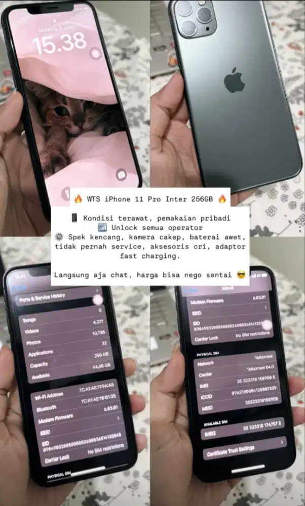 iPhone 11 pro inter 256 gb