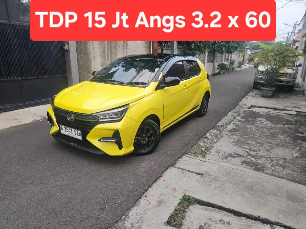 TDP 15 Jt Angs Termurah All New Ayla R Ads 2024 Matic Kuning Low Km