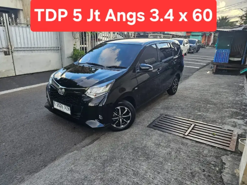 TDP 5 Jt Angs Termurah New Calya G 2023 Matic Hitam Low Km Like New
