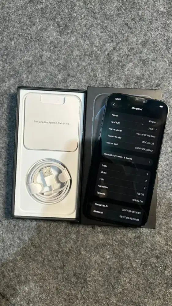 IPHONE 12 PROMAX 128 INTER ALL OPERATOR