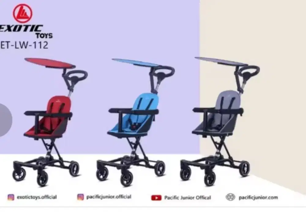 Jua rugi 2 buah stroller baru  ex tutup toko