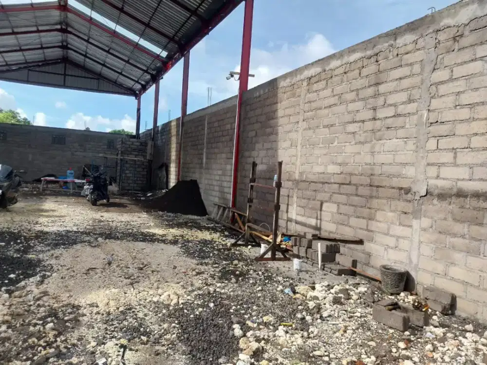 TANAH BUNGTOMO BONUS GUDANG RANGKA BAJA