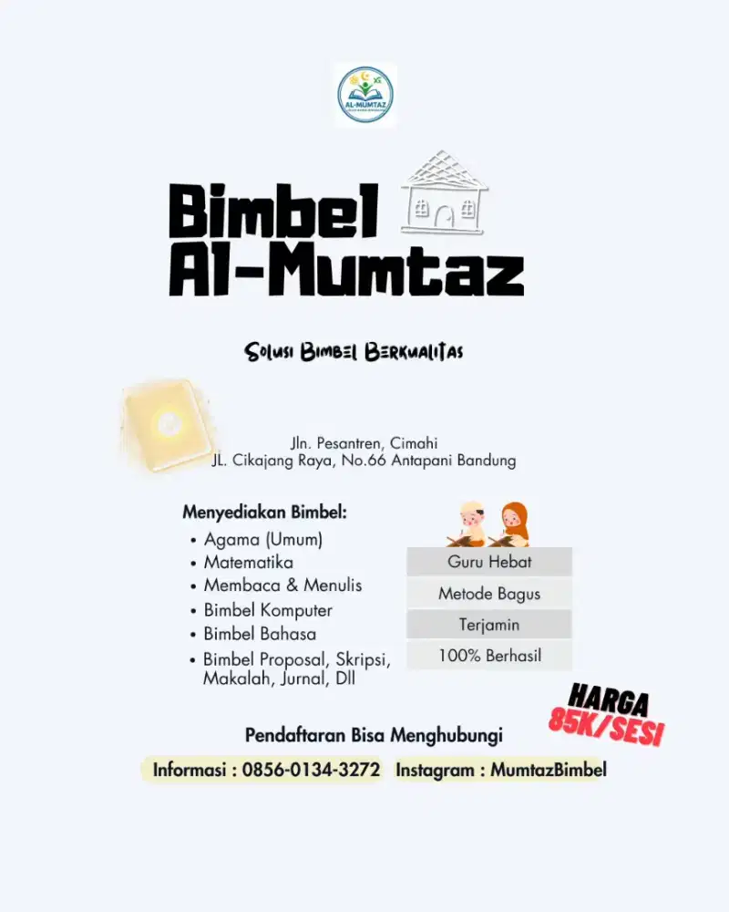 Bimbel-Kursus Al-Mumtaz – Privat & Online Semua Mapel