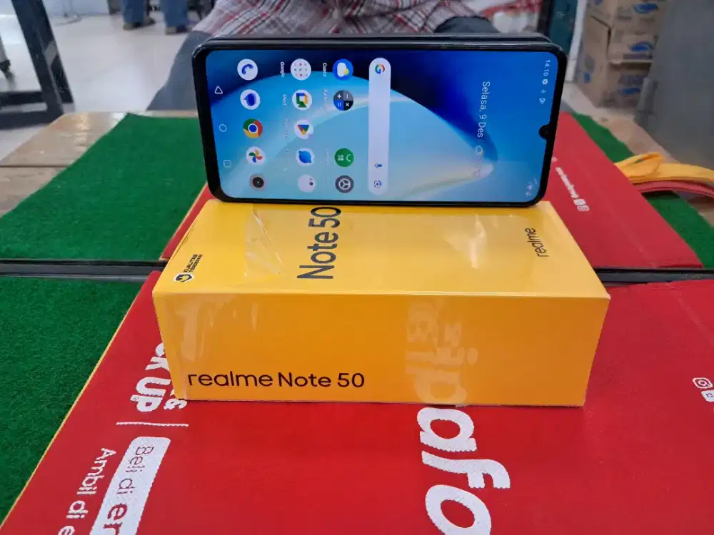 Realme Note 50 Ram 4/64 GB lengkap normal