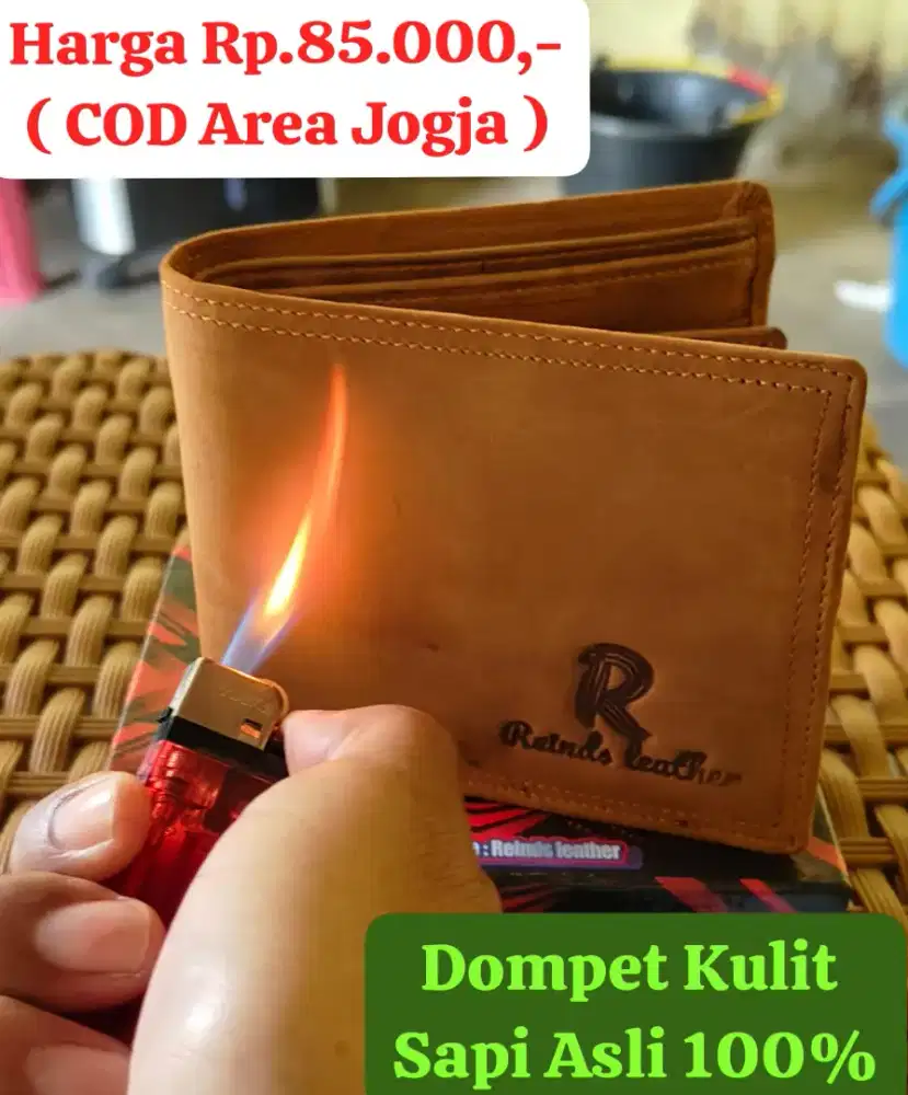 Dompet Kulit Sapi Asli 100% ( BISA COD )