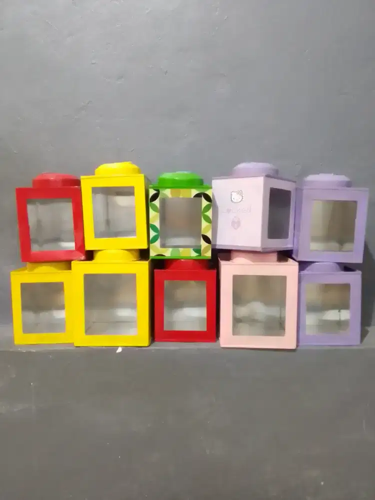 Kaleng / toples kerupuk krupuk mini 12pcs 100rb