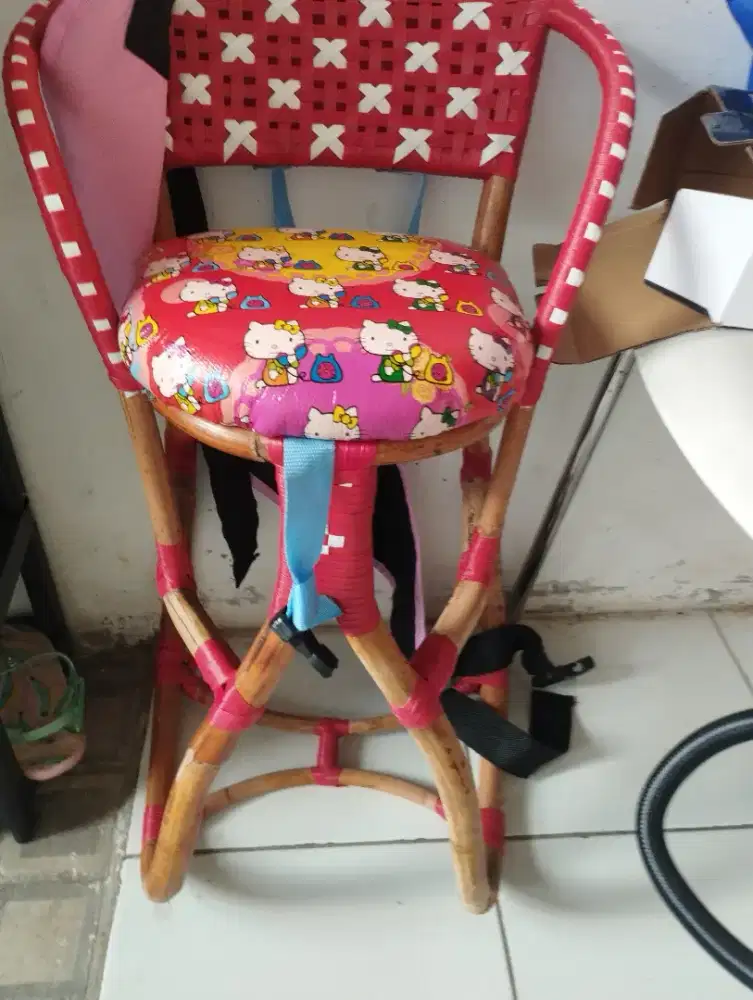 Kursi motor rotan aslinya ( untuk vario beat mio)