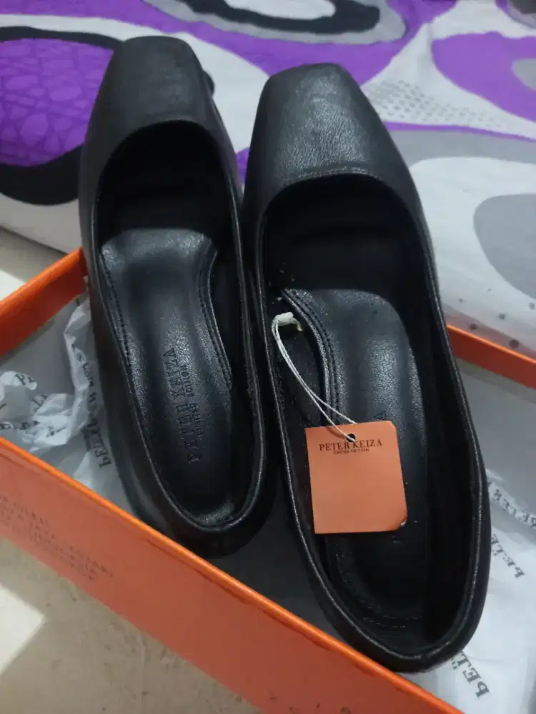 Sepatu Pantofel Peter Keiza Uk.37 Hak 5 cm