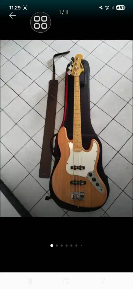 DIJUAL GITAR BASS PASIF 4 SENAR
