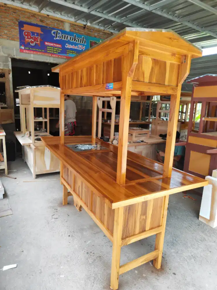 Jual Gerobak Angkringan, Bakso, Mie Ayam, Bubur, Sate, Soto, Pecel dll