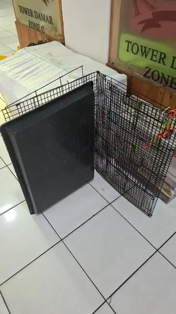 Kandang kucing 1 pcs bekas Free Box pasir