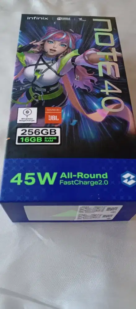 Infinix Note 40-16/256 Gb Hitam Mulus  FS-ORI