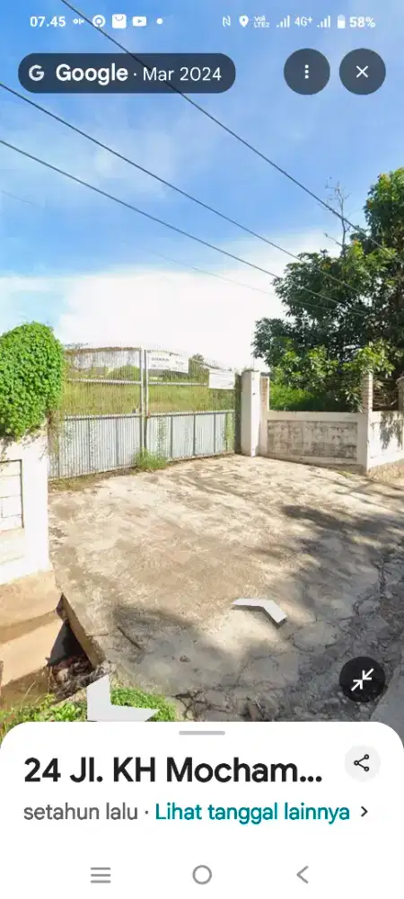 Tanah kosong di sewakan