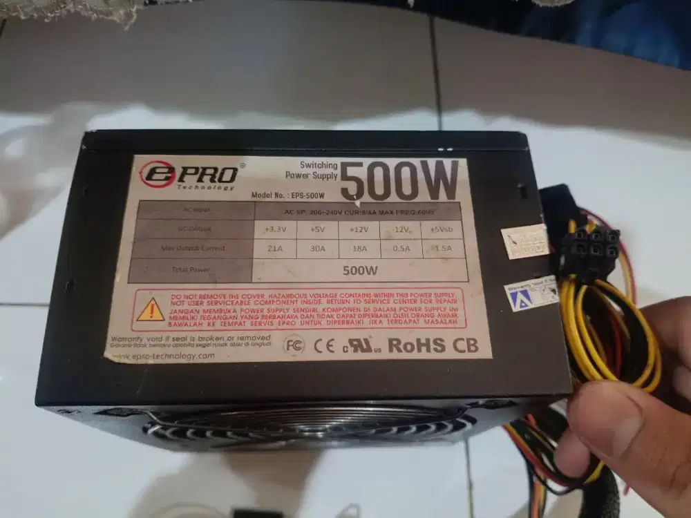 Psu power supply 500w pure korea