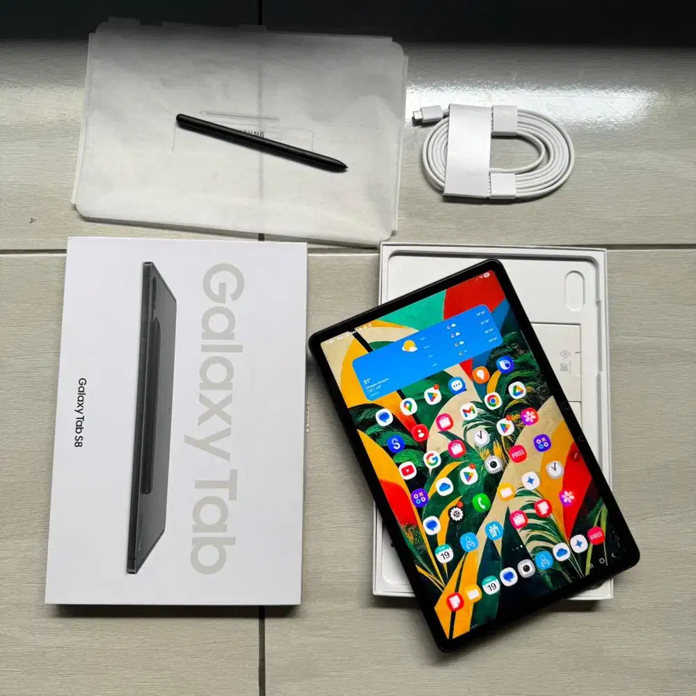 Samsung Tab S8 8/128 Fullset Ori Mulus Resmi SEIN