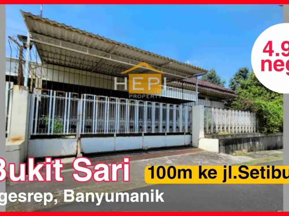 Rumah Murah Semarang Hitung Tanah Di Bukit Sari, Ngesrep Banyumanik