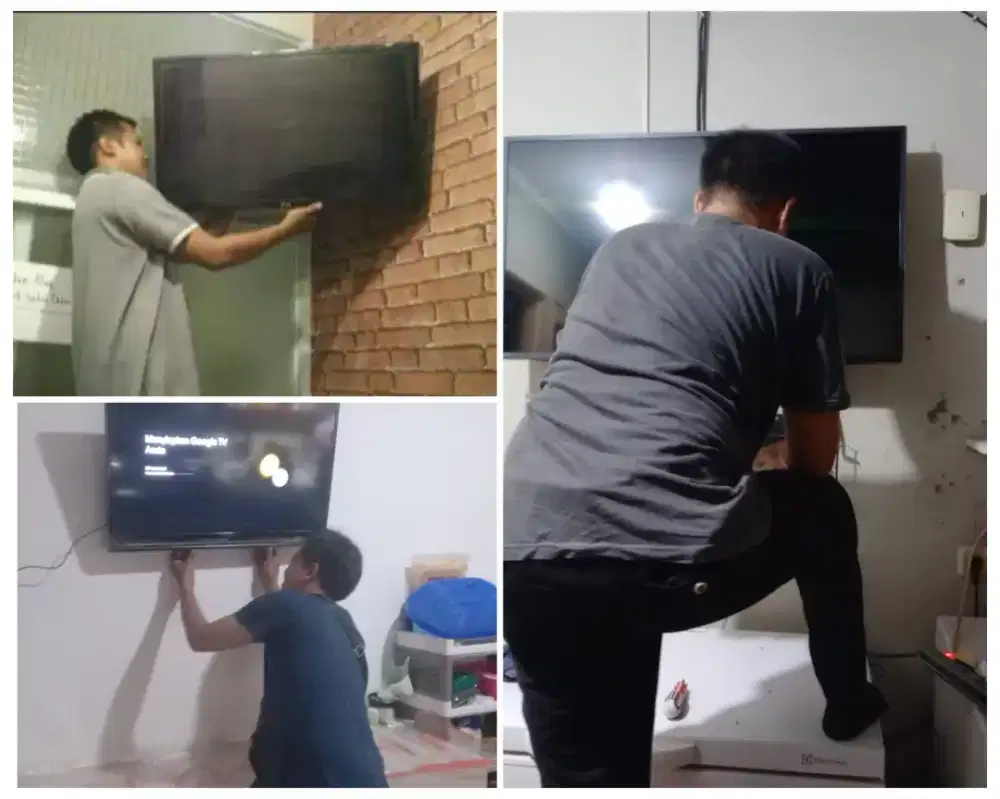 Braket +pasang 32-43inc terima rapih bracket breket briket led tv