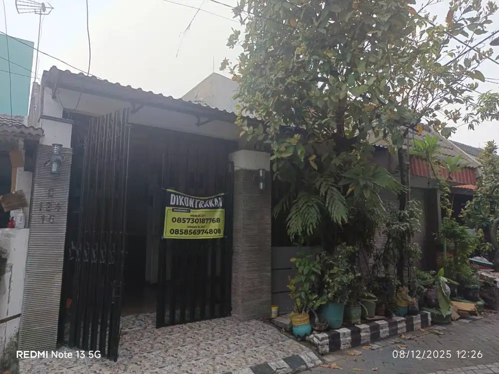 Di sewakan rumah di pondok candra indah,dekat bandara juanda Surabaya